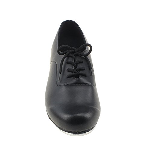 Zapatillas de baile para niños color negro mate MSMAX talla 26.5 EU 3