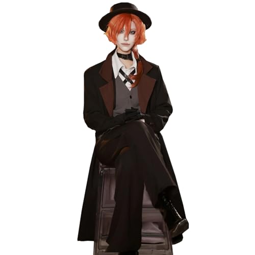 Costume Dazai Osamu Bungo Stray Dogs parfait pour briller à Halloween et aux fêtes costumées