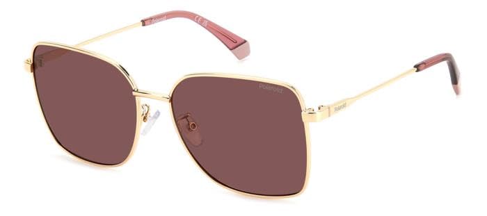 POLAROID, GAFAS DE SOL, PLD 4158/G/S/XN, GOLD BURGUNDY, 58, (WOMAN)