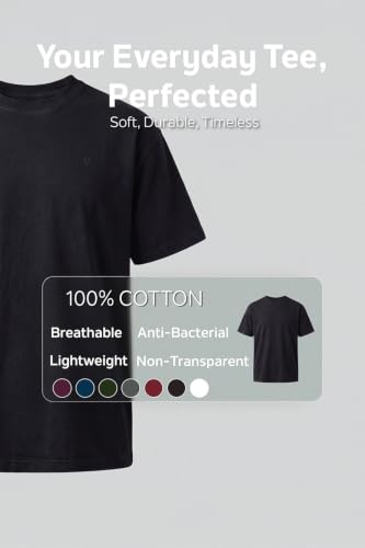 Image of Van Heusen Men's Crew Neck T-Shirt - Soft & Breathable Cotton | Regular Fit | Comfortable Everyday Casual Wear | Short Sleeves | Summer Favorite |Solid Colors | Style 60052|Available in Pack of 1 & 2