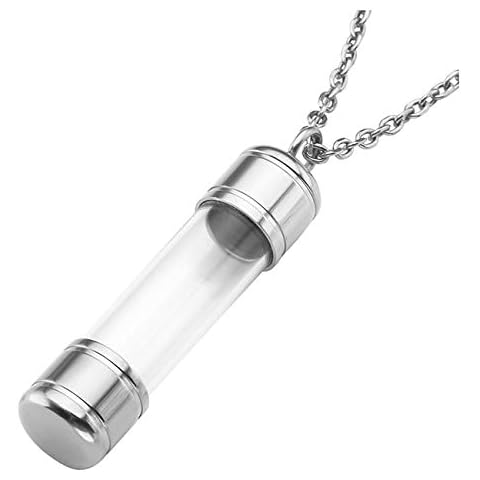 Zysta Stainless Steel Memorial Pendant Necklace Cover