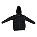 1/6 Scale Black Fastener Up Hoodie, Action Figure Hooded Sweatshirt, Cloth Jacket for 12
