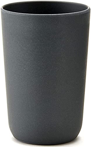 Modern Slim Dark Grey Bamboo Utensil Holder Caddy | Rust Proof and Dishwasher Safe by Cooler Kitchen