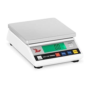 Steinberg Systems SBS-LW-1000A precisieweegschaal 10.000 g / 0,1 g precisieweegschaal digitale weegschaal 18 x 18 cm