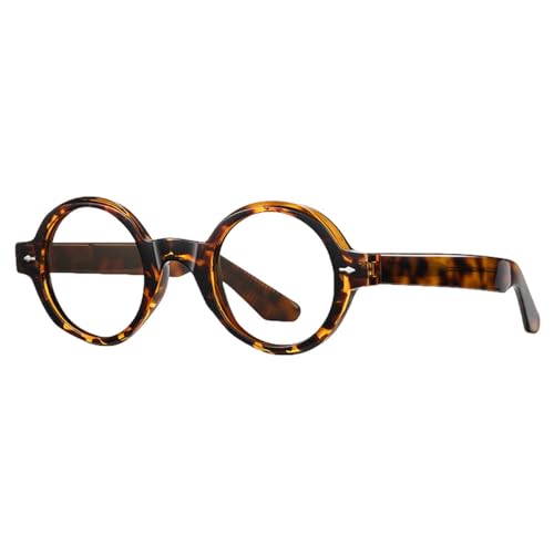 Lunettes rondes en acétate MUTYNE monture rétro écaille et noire pour homme et femme