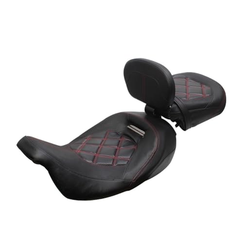 Selle Biplace Moto Coussin Dossier Passager Touring Street Glide 2009-2023