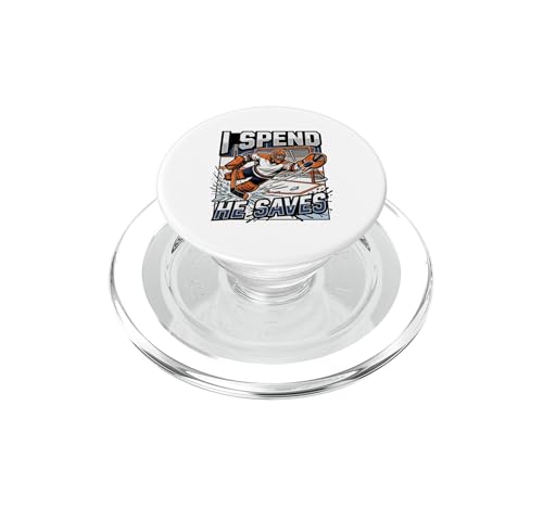 PopGrip MagSafe Gardien de But Hockey Support Téléphone pour Parent