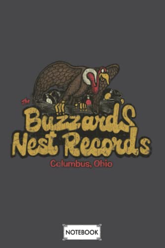 Buzzards Nest Records 1976 N14565 Notebook: Planner, Lined College Ruled Paper, 6x9 120 Pages, Diary, Journal, Matte Finish Cover image 2