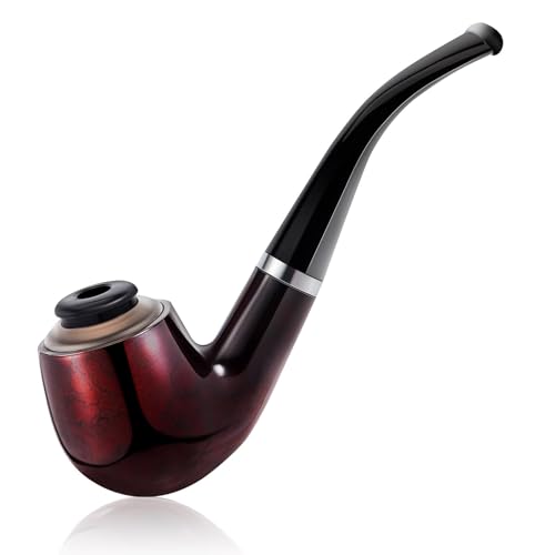 Threlaco 1 Pcs Detective Fake Pipe Costume Accessory Pipe Prop Toys for Halloween Stage Performance Dress Up