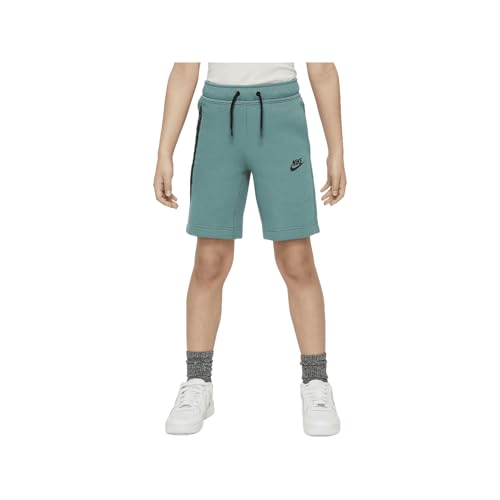 Nike Tech Fleece Big Kids' (Boys') Shorts (Bicoastal/Black/Black, FD3289-361) Size X-Large