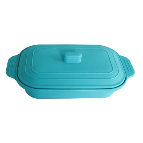 VITAL VAC Vaporiera per Microonde in Silicone | 800ML, 1-2 Persone | Papillote Ideale per una Rapida Cottura a Vapore nel Microonde e nel Forno | Cibo Sano e Gustoso in Pochi Minuti