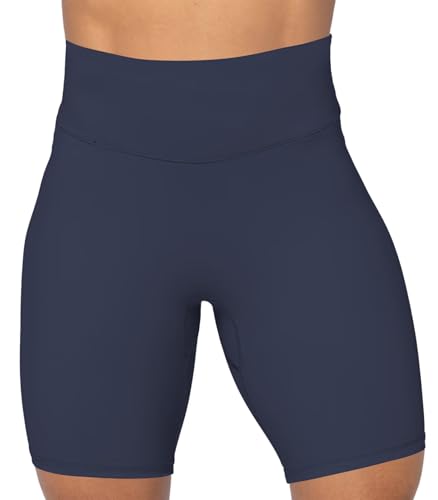 Image of Sunzel No Front Seam High Waist Biker Shorts for Women, Squat Proof Yoga Workout Gym Bike Shorts | 3, 5 Or 8-Inch Inseam, High Waisted, Tummy Control, No Front Seam, Buttery Soft, Compression Fit, Squat Proof
