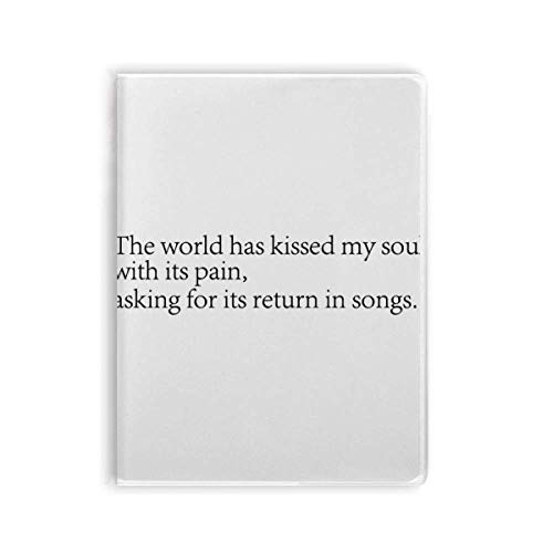 Journal intime Kissed My Soul à couverture souple pour vos émotions