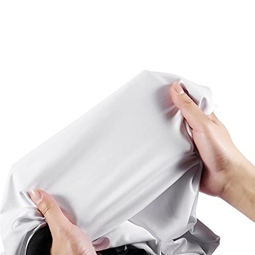 Pantalla portátil para proyector HD de 100/120 pulgadas 16:9 plegable y duradera, blanca con bolsa de transporte para teatro en casa y exterior (Tamaño: 100 pulgadas) miniatura 4