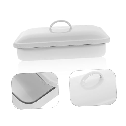 Plat de cuisson émail épais Artibetter blanc de qualité supérieure