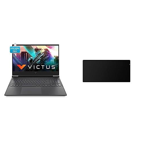 Image of HP Victus Gaming AMD Ryzen 5 5600H Processor 16.1 inch(40.9 cm) FHD Gaming Laptop & HyperX Pulsefire Mat XL