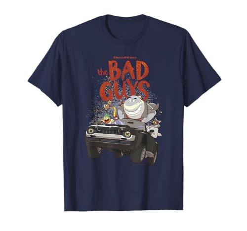 The Bad Guys Group Getaway Vehicle Poster T-Shirt Small