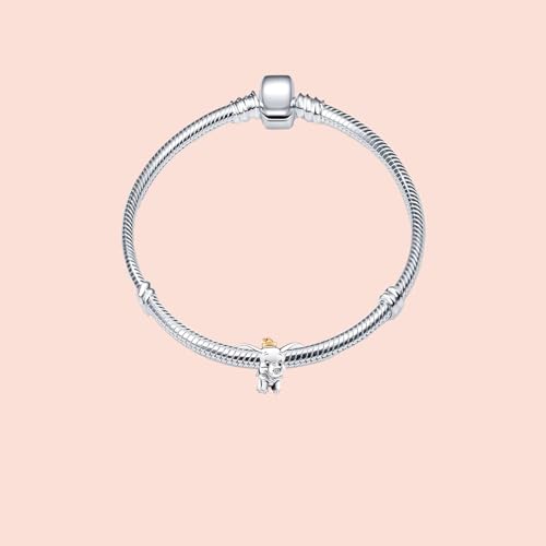 925 Sterling Silver Charms, Mouse, Duck, Elephant Charms Fit European Bracelets Necklaces Make Great Jewelry Gift for Women3