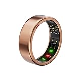 POBOVi Smart Ring for Women Men- Sleep/Fitness/Stress/Heart Rate Tracker- Menstrual Records - 7 Days Battery Life - Wireless Charging - No APP Subscription - iOS & Android Compatible
