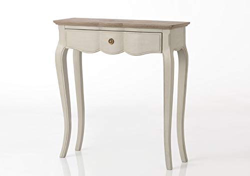 Amadeus - Petite Console Beige Maddy 80x25 Bois de Mindi