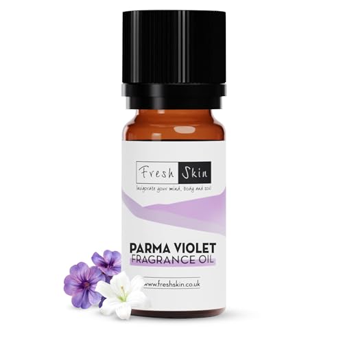 freshskin beauty ltd | 10ml Parma Violet Fragrance Oil - Candles Bath Bombs Soap Making Reed Diffusers & Wax Melts - Cosmetic Grade & Vegan Friendly
