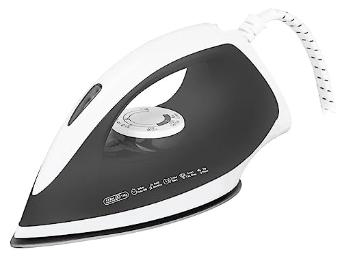Kunft Centro de Planchado Compacto KSG5344, 2400 W, 5 Bares de Pressíon, 1,7 L de Depósito, Sistema Dry Stop, Dispone de un Sistema de Seguridad, Blanco y Negro