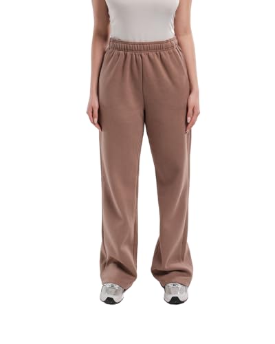 Tall Women's Wide Leg Sweatpants, High Rise, Cotton Blend, 35-37