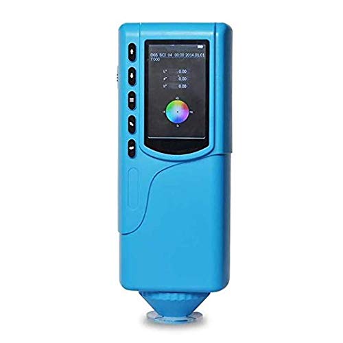 CGOLDENWALL NR10QC - Colorímetro portátil para medir el color, color digital con 0.157in de diámetro (azul)
