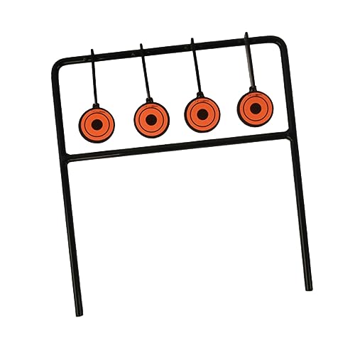 Tir de chasse pratique en acier carbone YARNOW cible 4 têtes pour jeu extérieur enfant