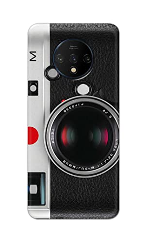Image of Printed Hard Back Cover Case for OnePlus 7T Back Cover (Vintage Camera) -702