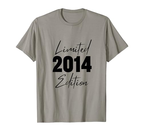 Nacido en 2014 Edición Limitada Funny Age Cumpleaños Camiseta