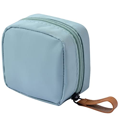 JISON21 Sac de Maquillage, Sac de Maquillage de Voyage, Sac de Rangement de Rouge à lèvres, Accessoires de Voyage imperméables, Femmes et Filles(Bleu) Cover