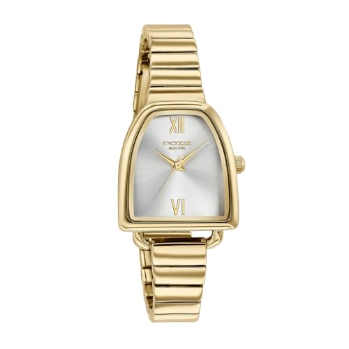 Image of Sonata Poze 7 Analog Silver Dial IPG Alloy Strap Watch for Women - SP80154YM01W