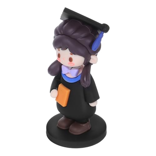 FUNOMOCYA Adorno Pastel Graduación Doctor Figura Suave Decorativo para Eventos Ceremonias y Fiestas