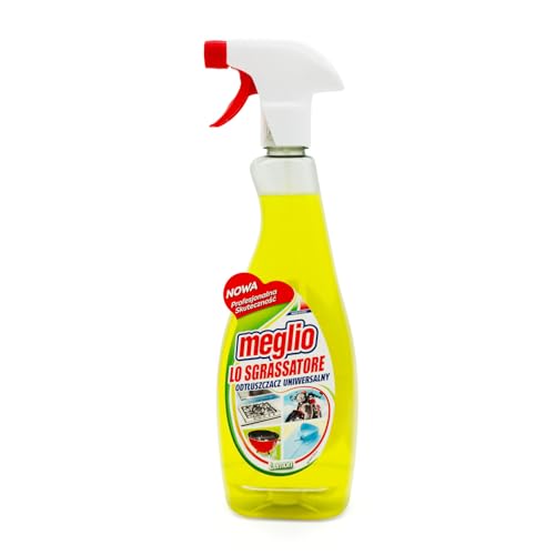 Meglio Lemon All Purpose Kitchen Laundry Household Degreaser Spray 3 x 750 ml