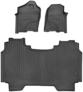 WeatherTech FloorLiner HP for Dodge Ram 1500 Crew Cab (441428-1-2IM) 1st & 2nd Row - Black