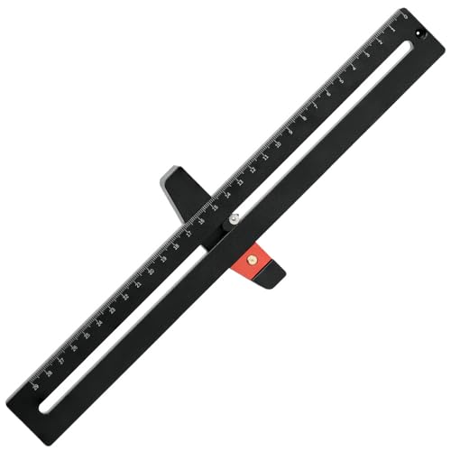Règle de dessin rond de menuiserie 290 mm pour donner vie à vos projets d'aménagement en bois