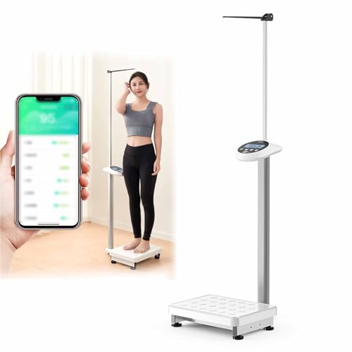 Báscula Médica Digital Profesional Con Pantalla LCD, Rango De Medición De Altura: 70 190 Cm, Capacidad De Carga: 200 Kg, Báscula De Salud De Precisión Para El Hogar, Para Medir Peso, Altura E IMC.