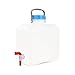 Comet Vasetto Bidone 10 – 16 Litri con Rubinetto di riempimento Bianco Maniglia Tappo DIN 96