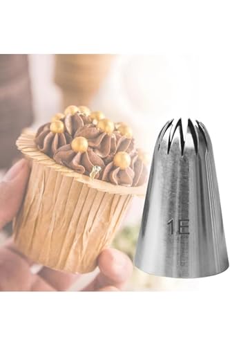 Siliko World Krema Duyu Büyük Boy Pasta Duyu Paslanmaz Çelik + 4 Adet Şanti Torbası