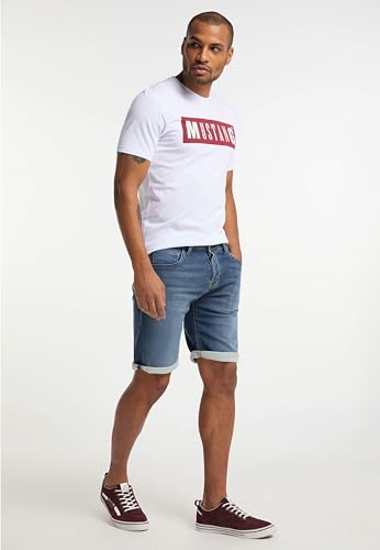 MUSTANG Herren Regular Fit Chicago Short Jeans,Dunkelblau,36 – Ansicht 3