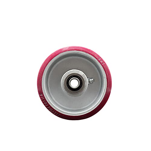 5" x 2" Polyurethane on Aluminum Wheel Only with Precision Ball Bearing - 1/2" Bore - 900 lbs Capacity per Wheel - Service Caster Brand