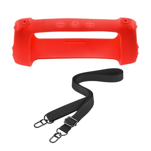 Cassa dellaltoparlante flessibile con porta di ricarica precisa a prova di shock per altoparlanti custodia impermeabile con tracolla