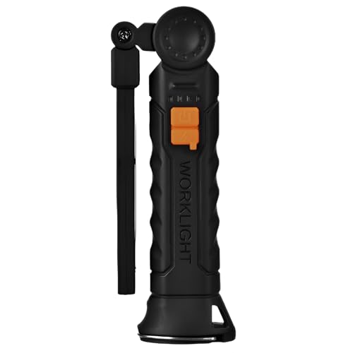 [Bebemax]COB���C�g ��Ɠ� 4���[�h�ؑ� �}�O�l�b�g�t�� LED���[�N���C�g USB-C�[�d�� 1200mAh �y��92g �� ��ԍ��/�����Ԑ���/�A�E�g�h�A/�ً}�p �����P�x �ԐF�_�ŋ@�\�t�� ������