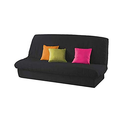 Douceur d'Intérieur Housse de Clic Clac et Bande Socle Essentiel, Polyester, Multicolore, 120x200 cm