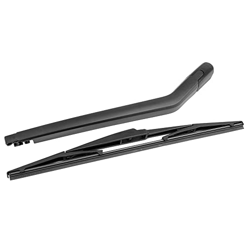 X AUTOHAUX Rear Windshield Wiper Blade Arm Set for Toyota Corolla Hatchback 01-06