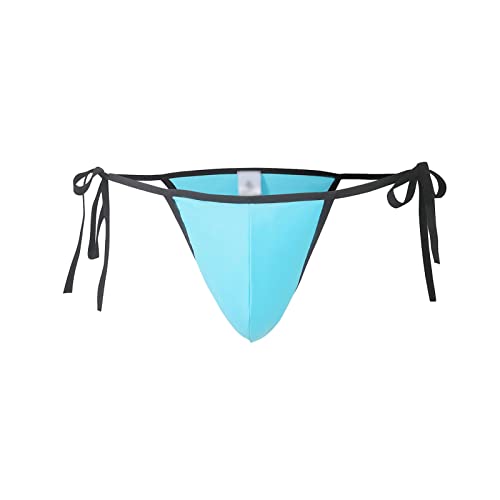 JEShifangjiusu Men's Side-Tied Bikini Swimwear Trendy Beachwear Bathing Suit Shorts Summer Swim Trunks Surf Boardshorts