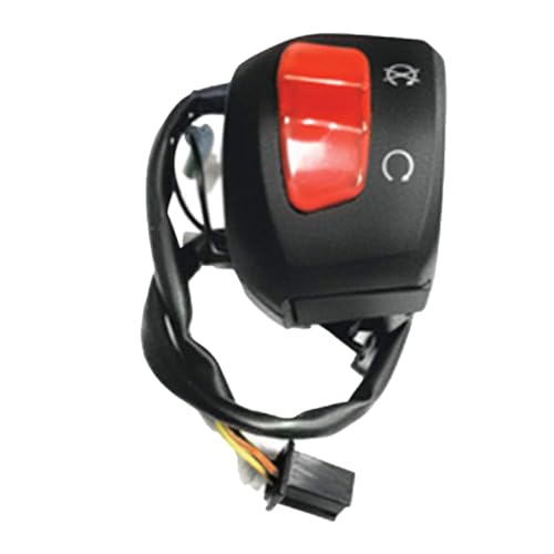 Image of inchUno Minda SW-0666CX Handle Bar Switch (Right Hand Side) With Self Start- 4 Pin Female Coupler, 2 Short Wires For Maruti Suzuki Gixxer GSX 150 inch
