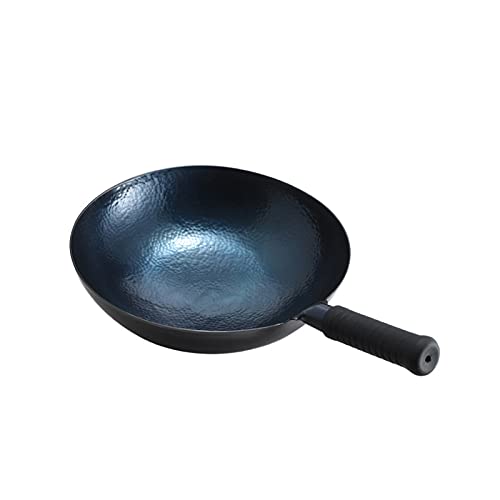 Wok de hierro sin recubrimiento 34 cm