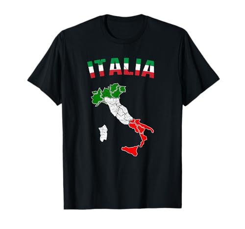 Italy Flag Vintage Italian Italia Camiseta